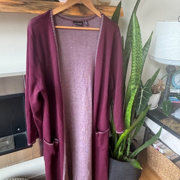 Nina Leonard Duster Cardigan - Picture 7 of 9